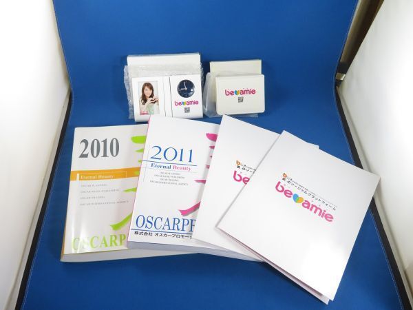 ●オスカープロモーション be amie ビー アミー SNS 販促 非売品 時計 メモ帳 2010 2011 所属タレント名鑑 武井咲 米倉涼子 上戸彩拍卖