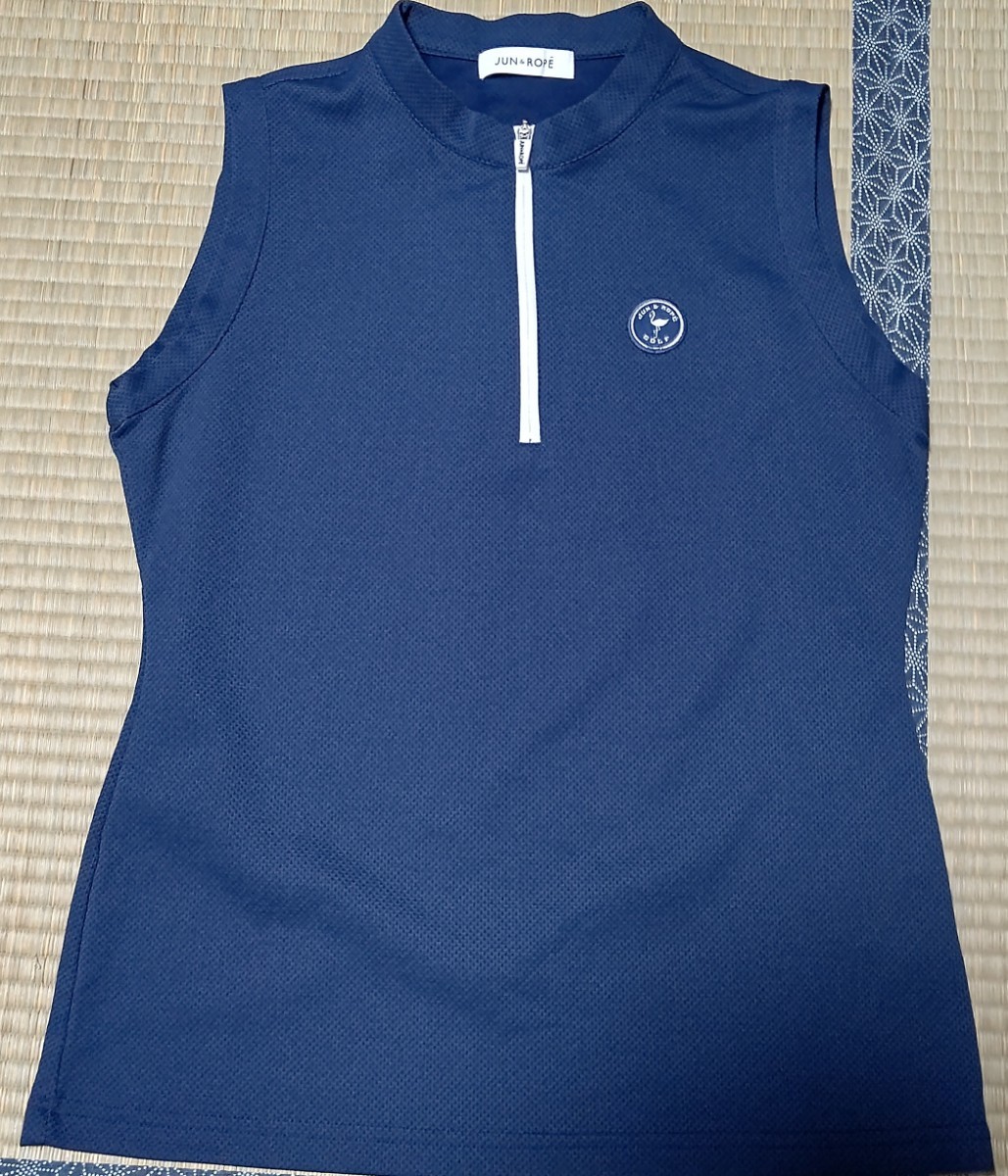 【一度着用】JUN&POPE★ノースリーブシャツ拍卖