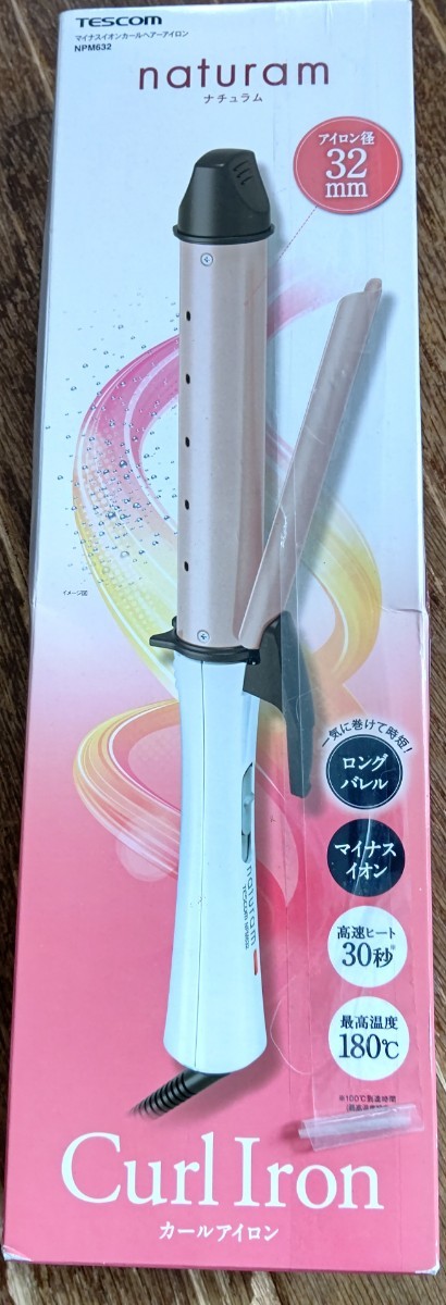 【新品】TESCOM★マイナスイオンヘアアイロン拍卖