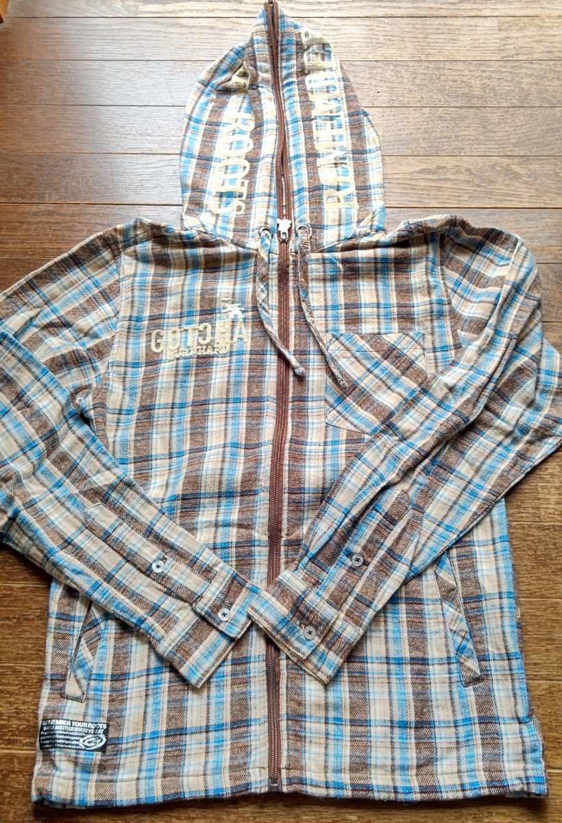 【一度着用】GOTCHA★メンズジップ付きパーカー拍卖