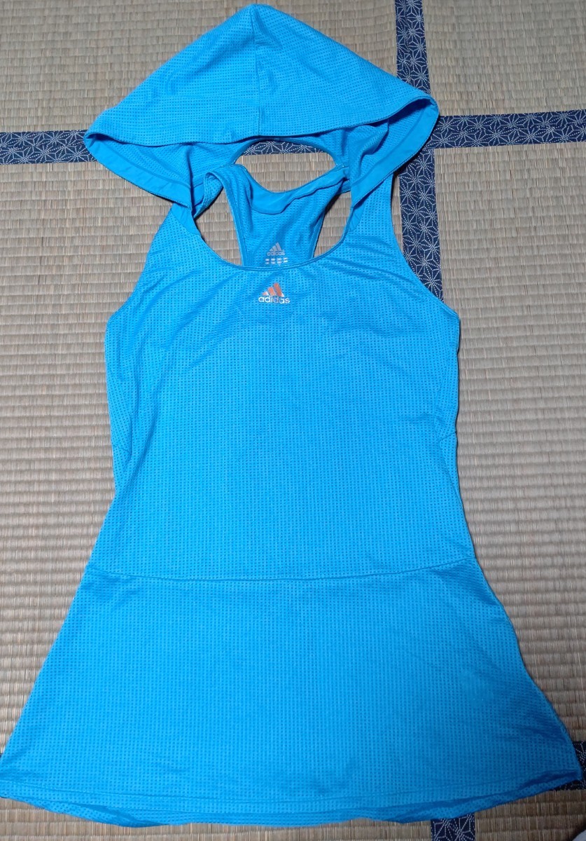 【一度着用】adidas★ノースリーブパーカー拍卖