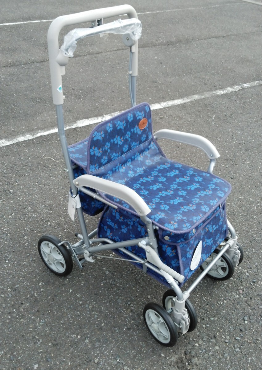 シルバーカー ユーメイトHGT518 折りたたみ 手押し車 歩行補助拍卖
