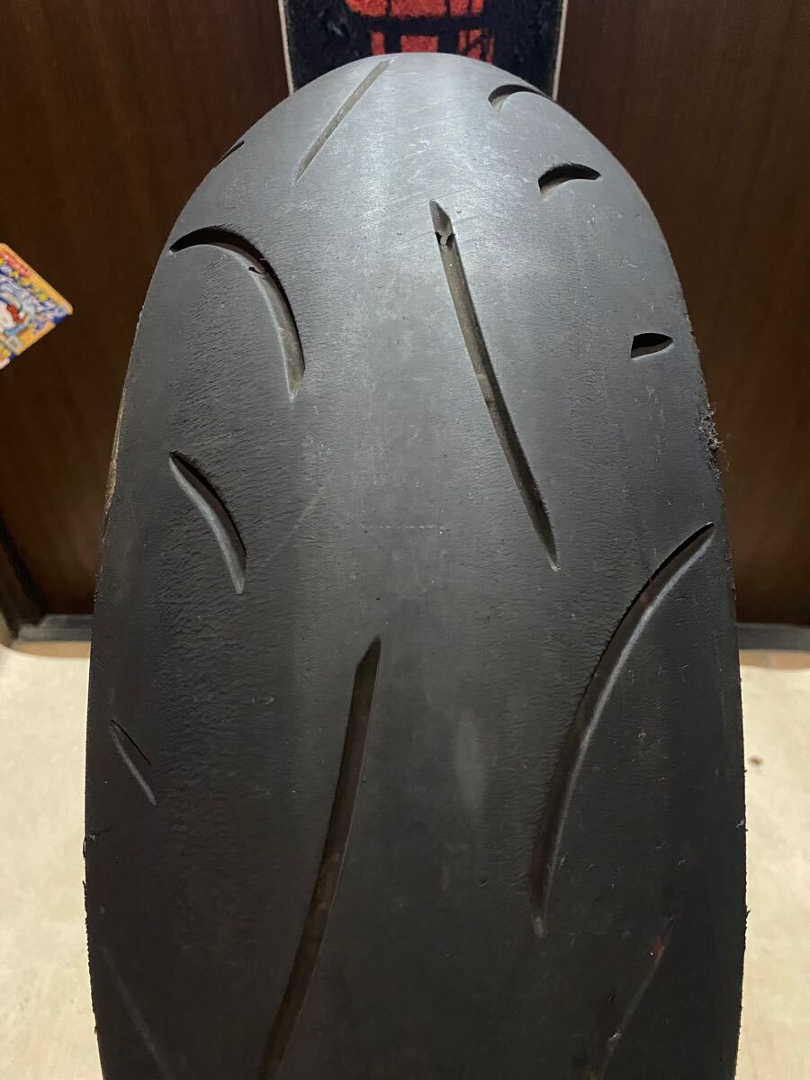 中古MCタイヤ DUNLOP SPORTMAX D214 180/55ZR17 ダンロップ スポーツマックス 180 55 17 4320 K5575拍卖