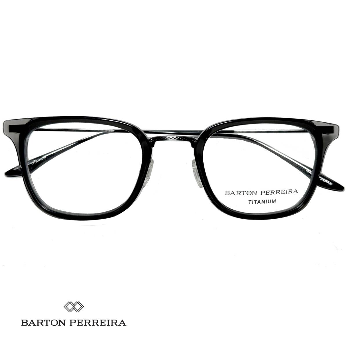 バートンペレイラ HEALEY DUS/PEW 正規日本製 メガネ 純正ケース付き チタン素材 Barton Perreira 米国ブランド拍卖