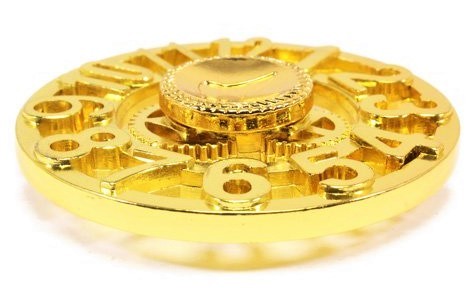 【 ハンドスピナー ゴールド スピンクロック 】ストレス軽減 集中力 スピナー 拍卖