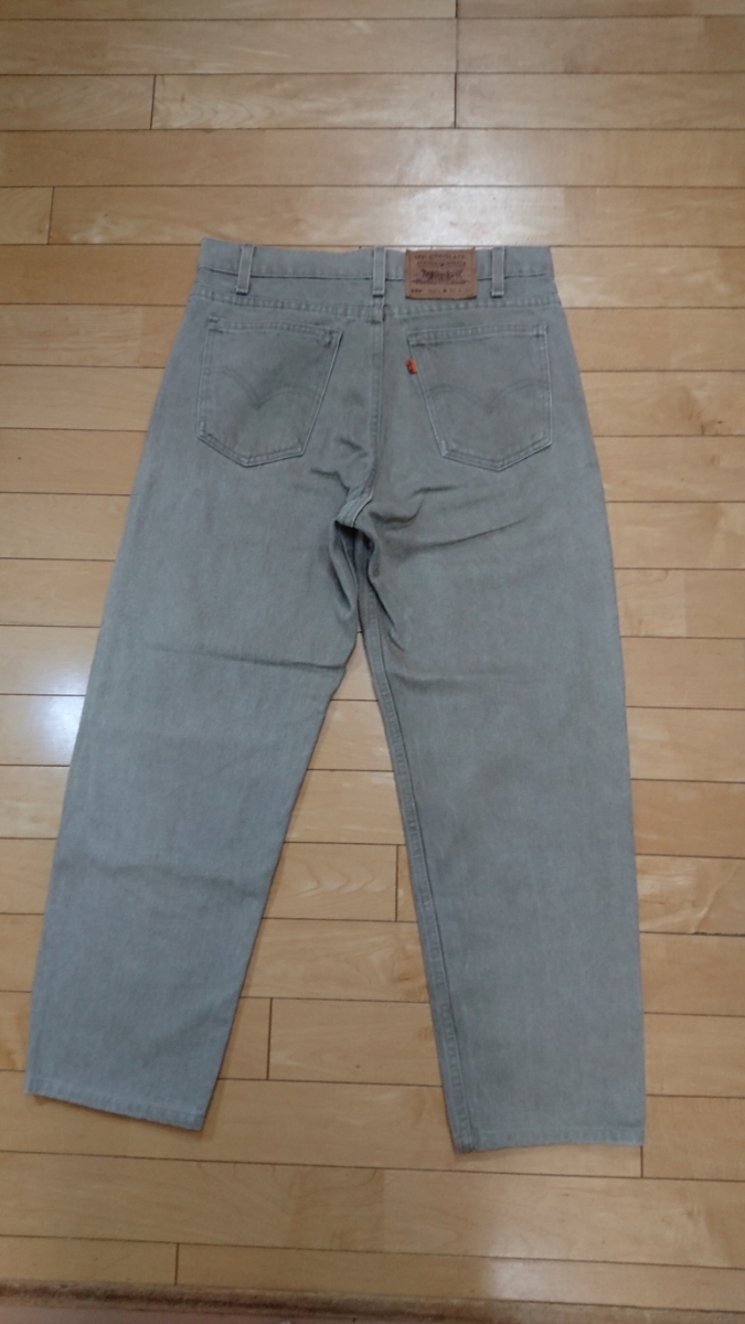 【リユース専門☆ルート3号】リーバイス550 人気の米国製 テーパードシルエットジーンズ W32 コットン100% オレンジタブ 90年代(90s)拍卖
