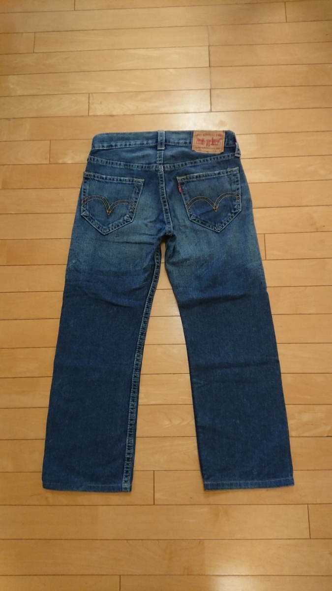 【リユース専門☆ルート3号】リーバイス901 人気のTYPE1(タイプ1) テーパードシルエット W32 武骨なビッグパーツ採用 ヒゲ雰囲気有拍卖