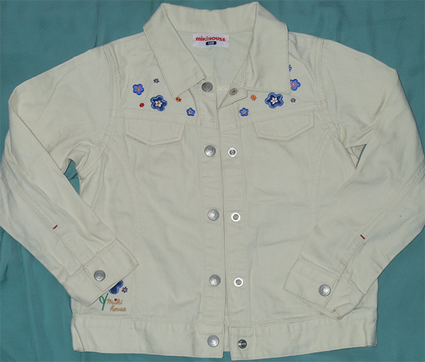 日本製 サイズ120 ミキハウス ジージャン ジャケット MIKI HOUSE 美品拍卖