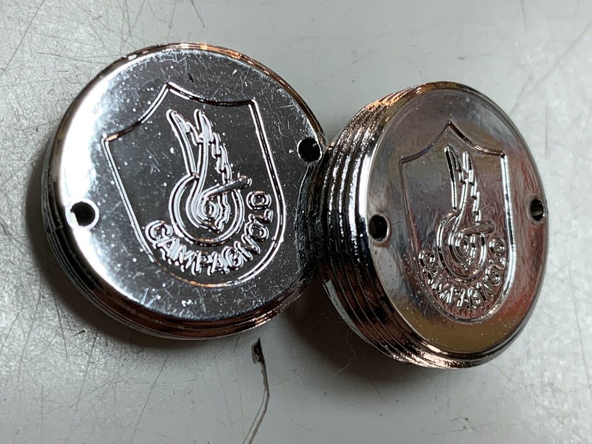 ★未使用 ビンテージ カンパニョーロ クランクキャップ1組(プラスチック製) カンパ拍卖