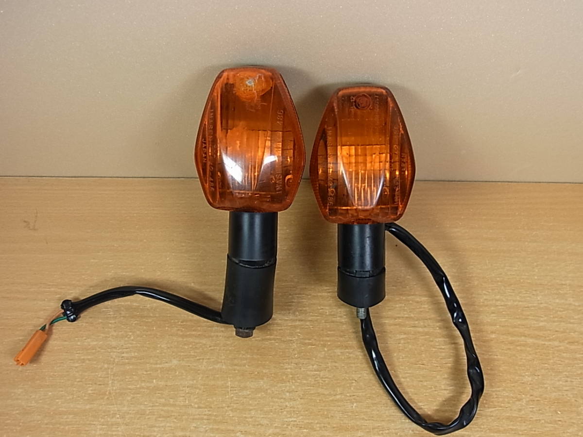 ◎C/982●ホンダ HONDA☆バイク用ウィンカー 2個セット☆1142-486☆動作不明☆ジャンク拍卖