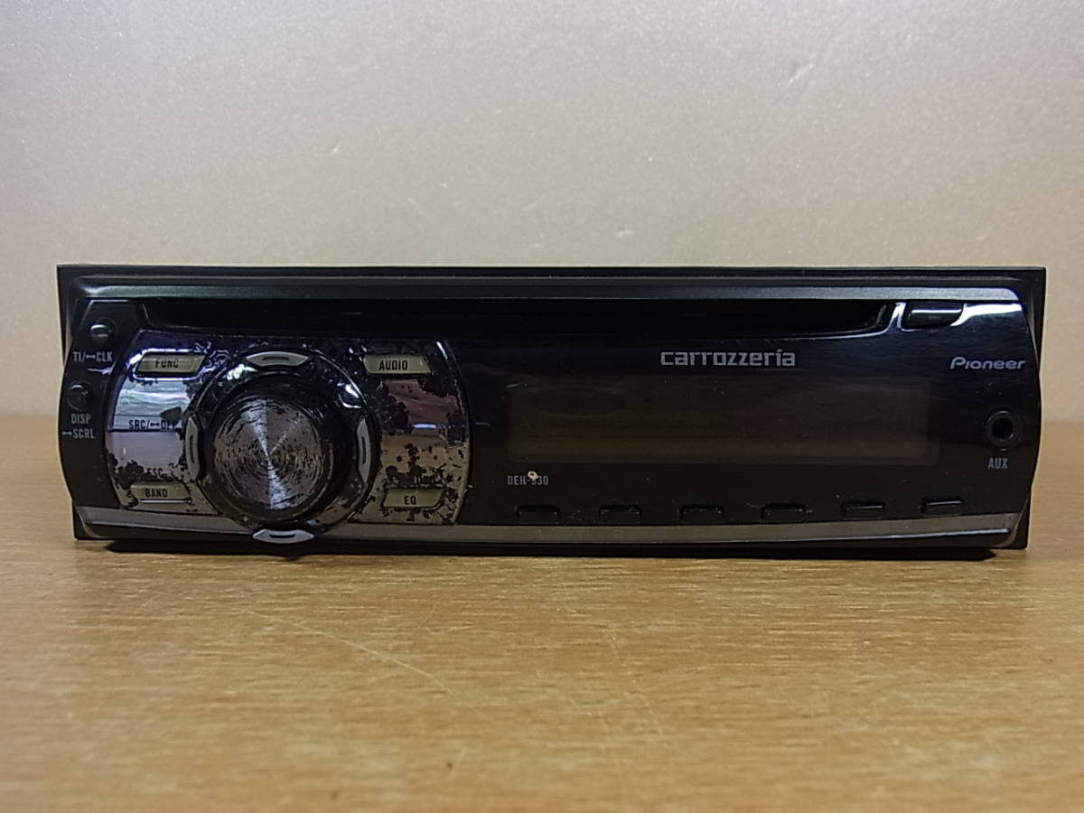 ◎D/298●カロッツェリア carrozzeria☆CDプレーヤーデッキ☆カーオーディオ☆DEH-330☆動作不明☆ジャンク拍卖