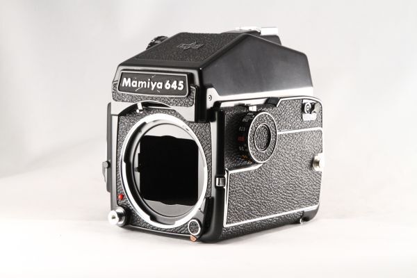 ★訳あり極上品★マミヤ Mamiya M645 1000S ボディ PDプリズムファインダー付★シャッター不安定 希少★101320拍卖