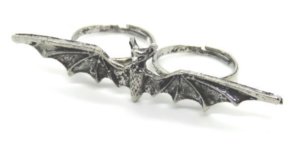 蝙蝠 コウモリ 指輪 リング アニマル ハロウィン コスプレ グッズ拍卖