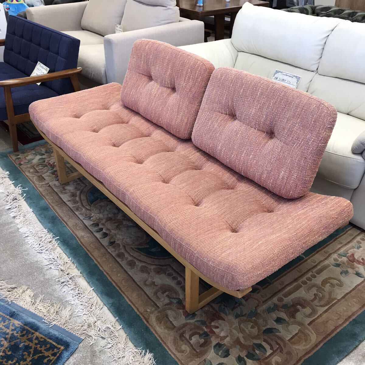 CONDEHOUSE カンディハウス アルプLD ヴィンテージソファベッド 2.5人掛け 北欧 ナチュラル 国産 348拍卖