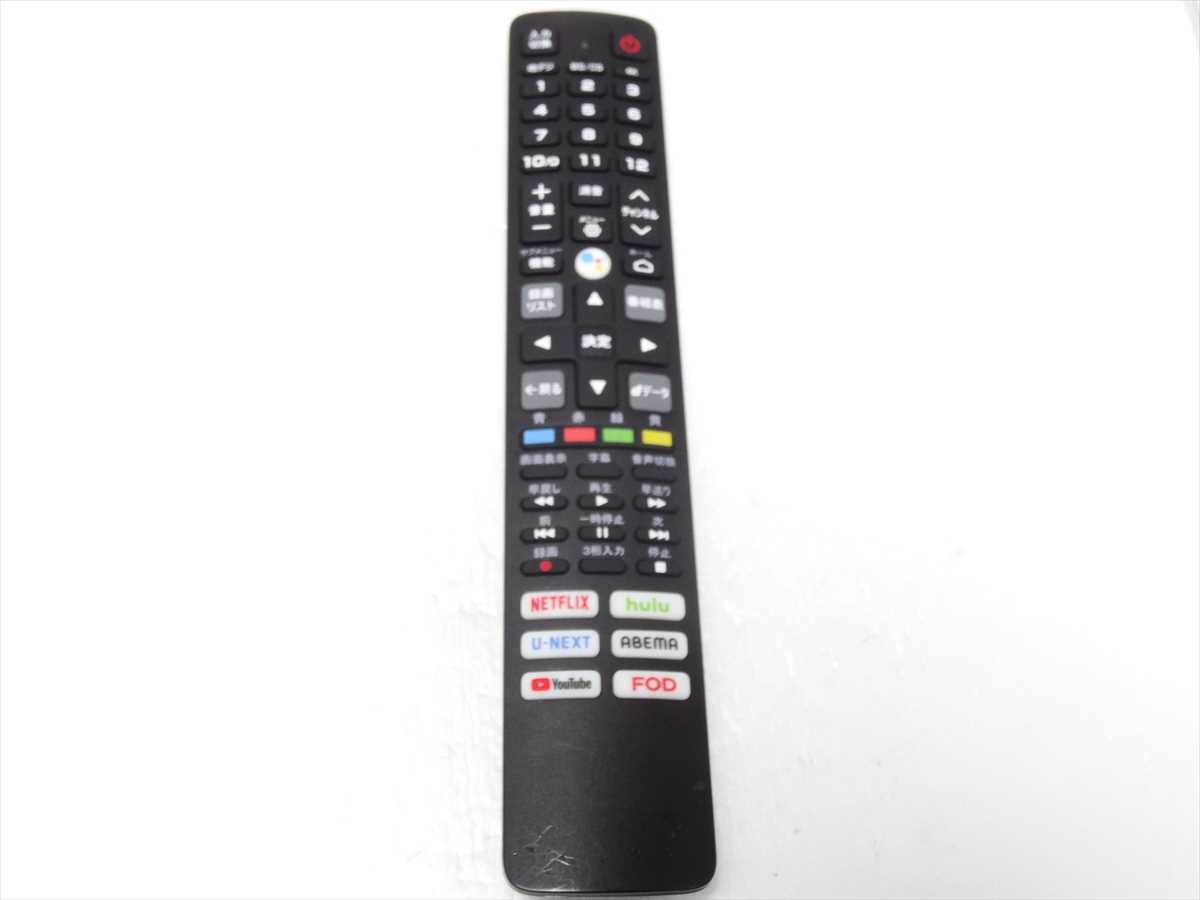 TCL 純正 リモコン RC610 JJR4 スマートテレビ 用  送料270円 251拍卖
