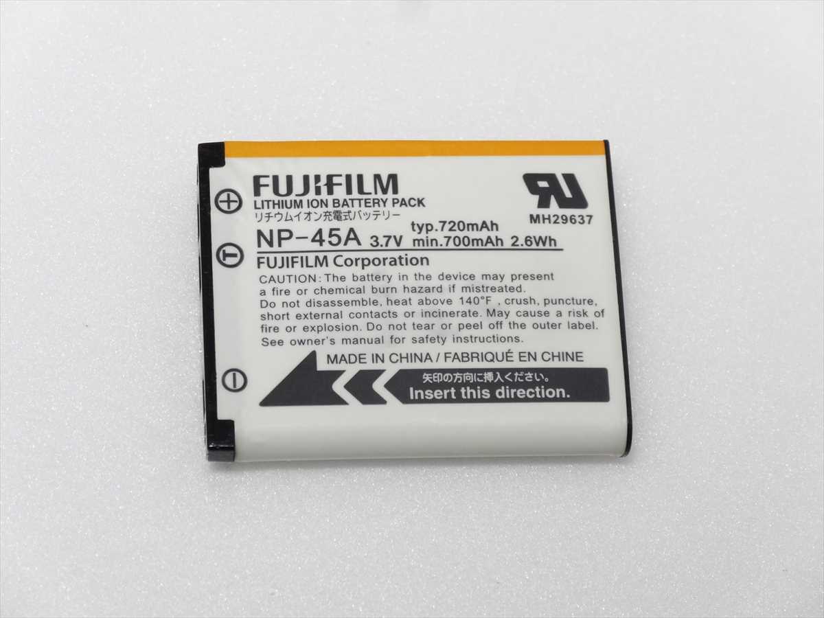 Fujifilm NP-45A 純正 バッテリー 富士フィルム リチウムイオン 電池 送料140円 10062拍卖