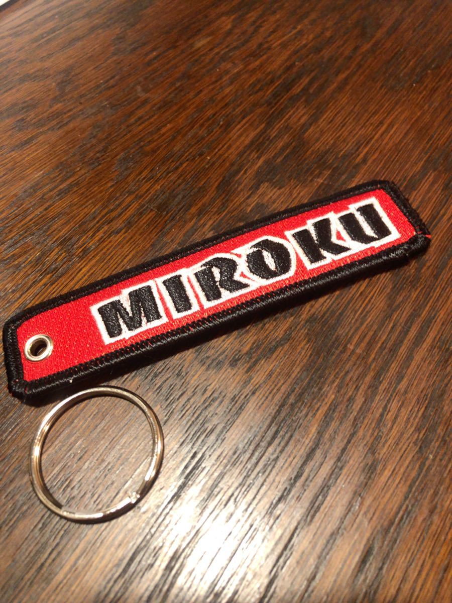 新品】ミロク刺繍キーリング: Miroku key ring: 狩猟 射撃 シューティング ハンティング 猟銃 散弾銃 ライフル ショットガン 11cm拍卖