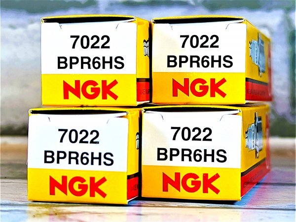 NGK BPR6HS (7022) 4個セット 新品 送料込 ヤマハ ジョグスポーツ50(CY50Z) ('88.2~'90.9) 3RY1・2 適合拍卖