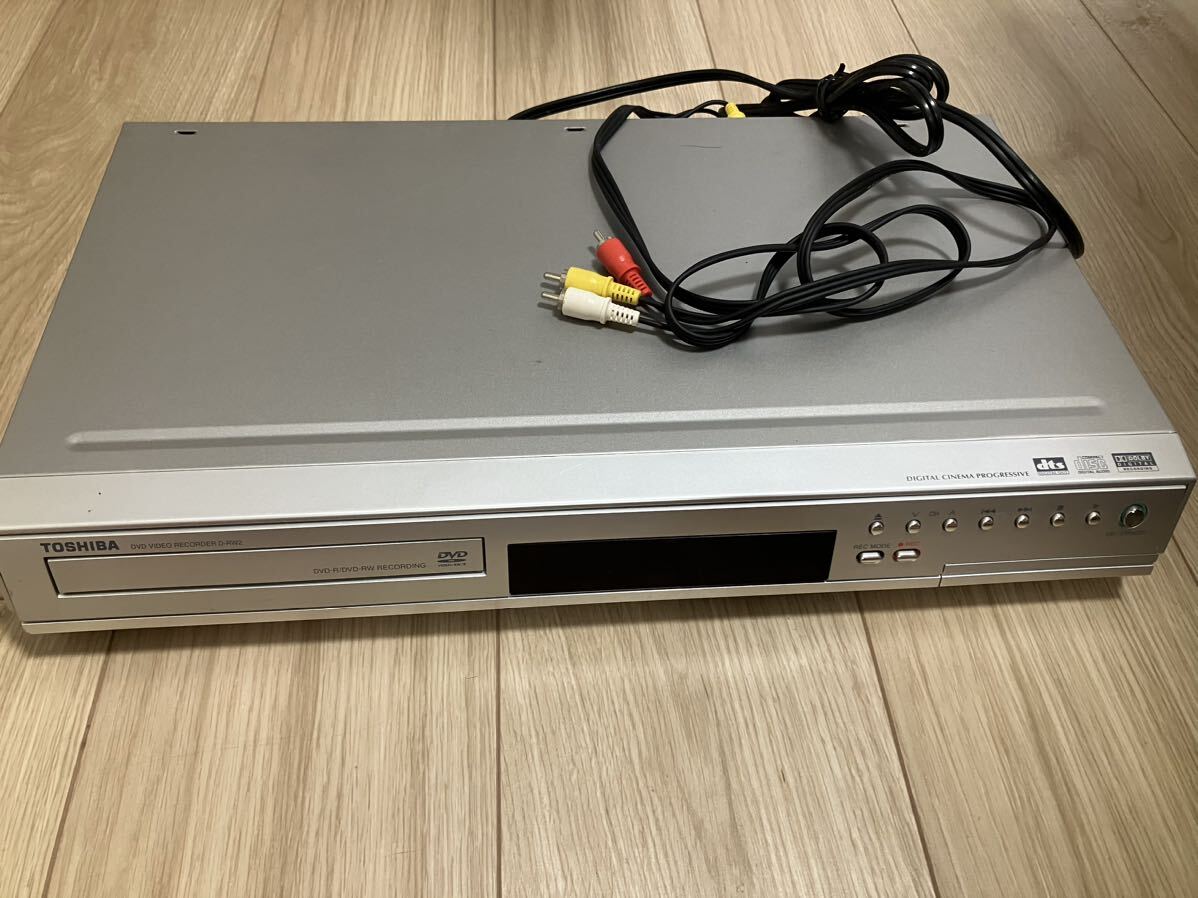説明書あり リモコンなし TOSHIBA DVD VIDEO RECORDER D-RW2SU 東芝DVDレコーダー ジャンク アメリカで購入拍卖