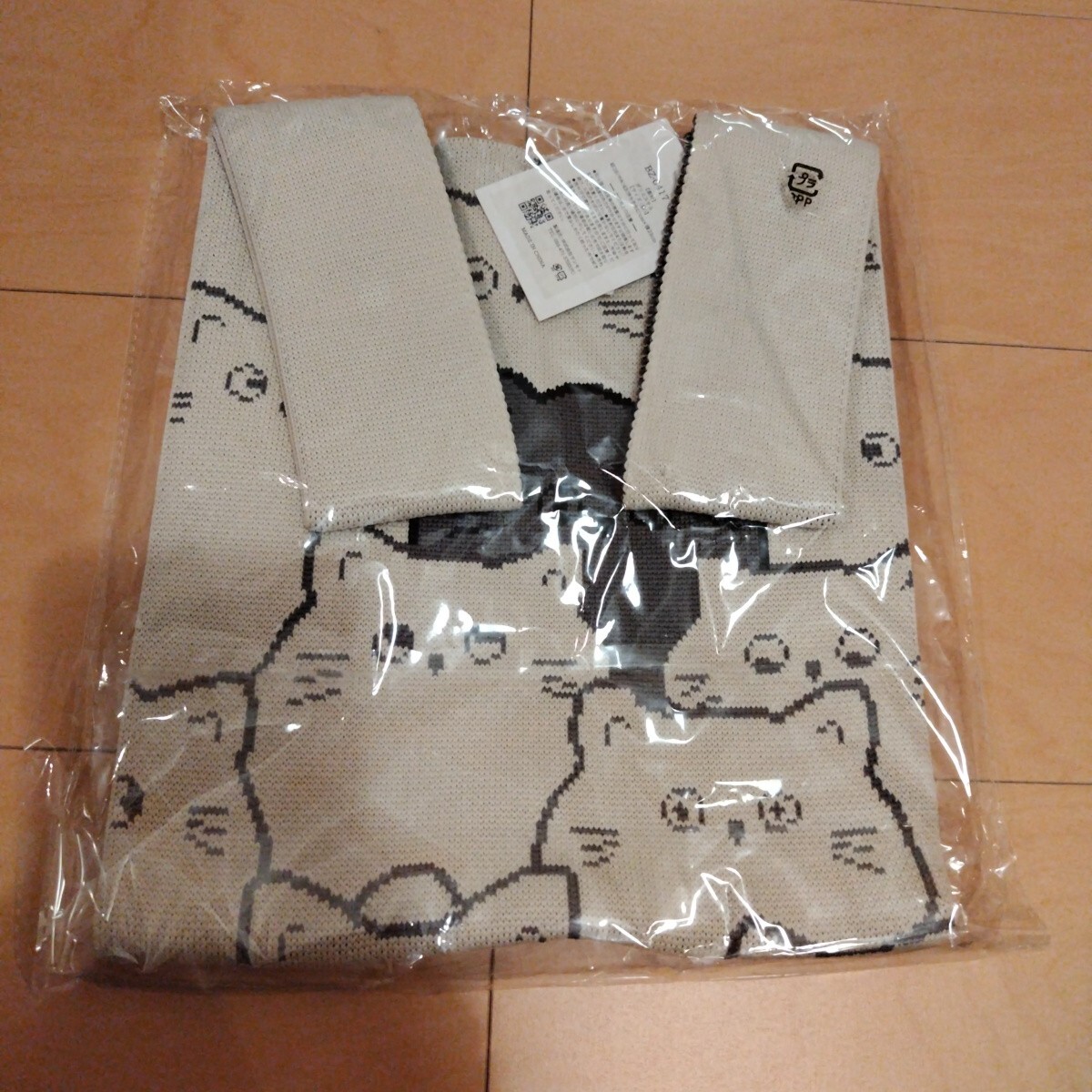 ニットバッグ バッグ 猫 ネコ 猫柄 白 エコバッグ 20cm×20cm 可愛い 小さい おしゃれ トートバッグ 拍卖