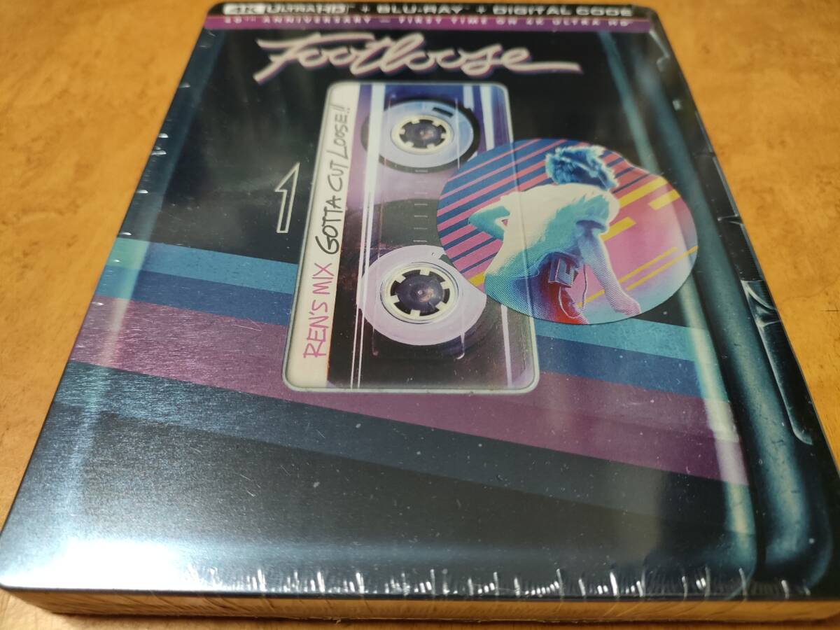 フットルース スチールブック仕様限定盤 未開封輸入盤4K UHD+Blu-ray ケヴィン・ベーコン/サラ・ジェシカ・パーカー/ハーバート・ロス拍卖