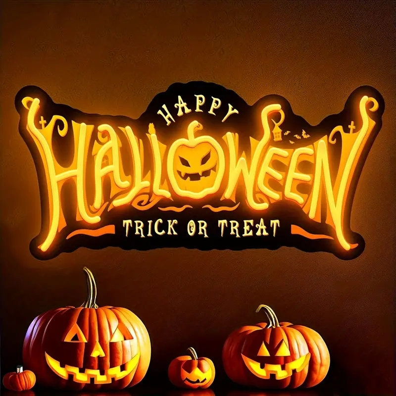 【New】ネオン祭り最安値セール 在庫限りハロウィン LED ネオン おまけ付8s拍卖