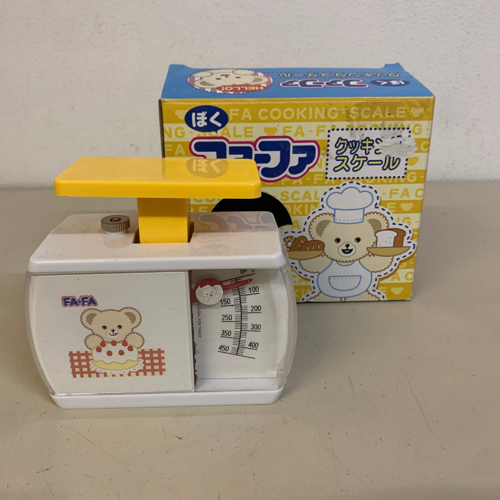 希少 未使用品 ファーファ クッキング キッチンスケール レア物 くまのFA-FA アナログ はかり 測り 計り【2198拍卖