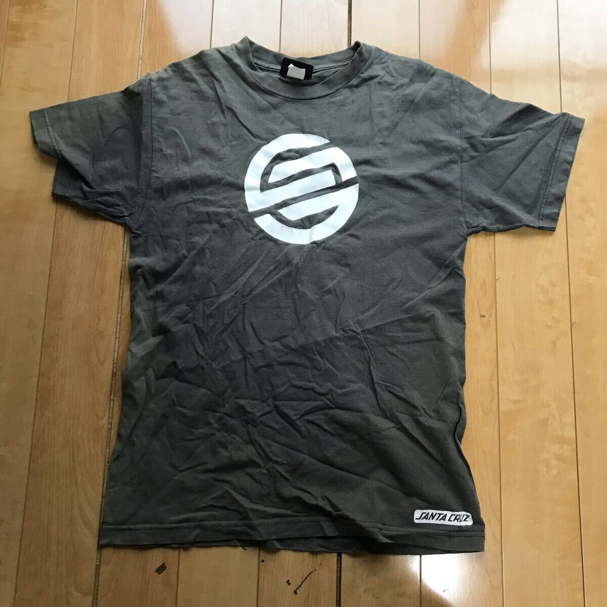 90年代 サンタクルーズ クルーネックTシャツ 109-1-315 メンズ M グレー拍卖