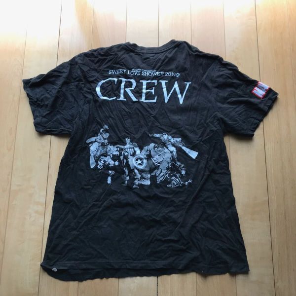 非売品 SWEET LOVE SHOWER 2019 スタッフTシャツ 178-1-37 ブラック L マーベル拍卖