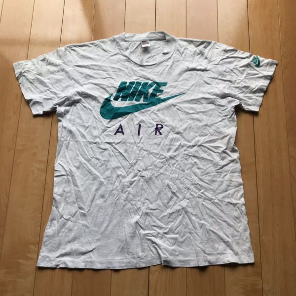 90年代 ナイキ ロゴTシャツ 178-1-101 メンズ XL ライトグレー拍卖