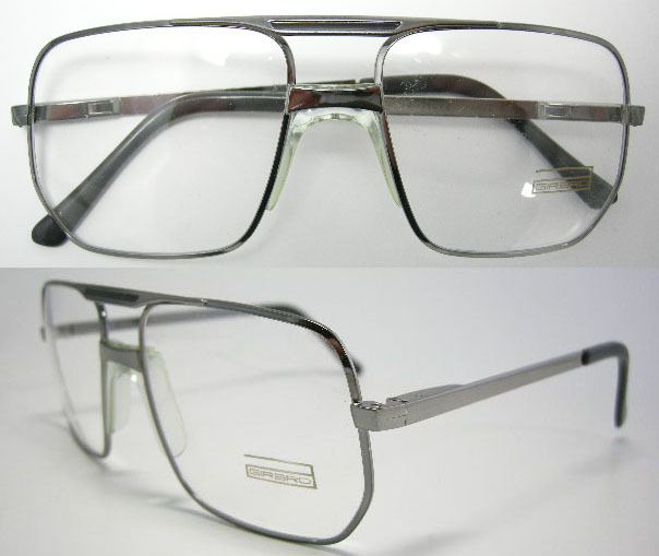 GIRARD 90s フランス製 デッドストック ダブルブリッジ ツーブリッジ フレーム メガネ メタル VINTAGE ビンテージ ライブラリアンコア拍卖