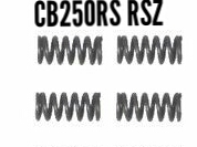 ペイペイ送料無料CB250RS CB250RS-Z 新品 クラッチ スプリング拍卖