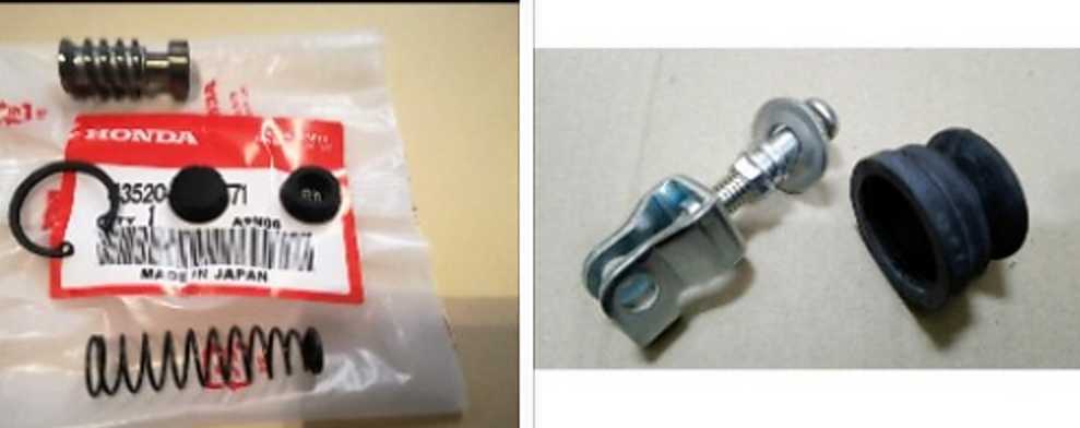 paypayCB250N/D ホーク CB400D スーパーホークⅢ リアー ブレーキ マスターシリンダー オーバーホール 部品拍卖