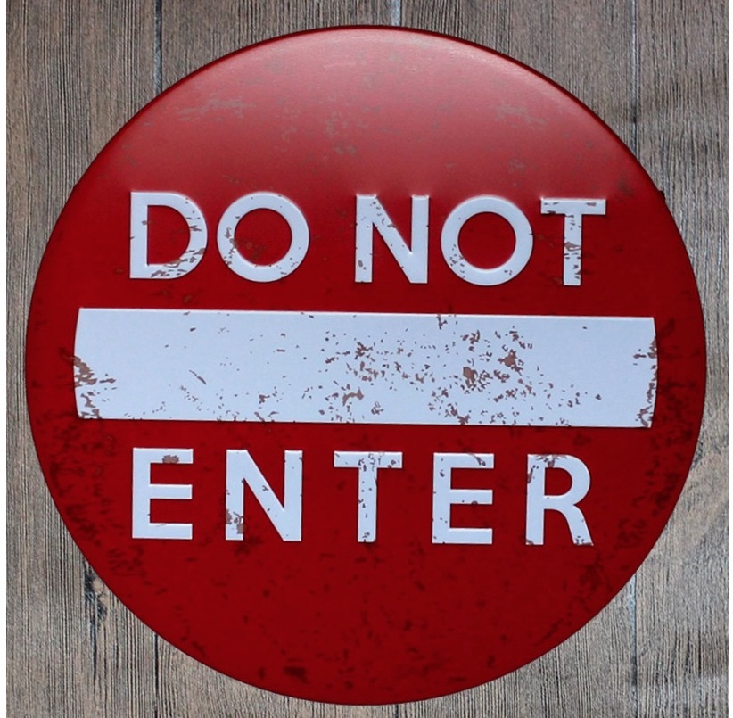 A709 メタル看板 ブリキ看板 ウォール サイン レトロ風 ブリキ風 おしゃれ おもしろ 雑貨 金属製 丸型 立入禁止 【37】拍卖