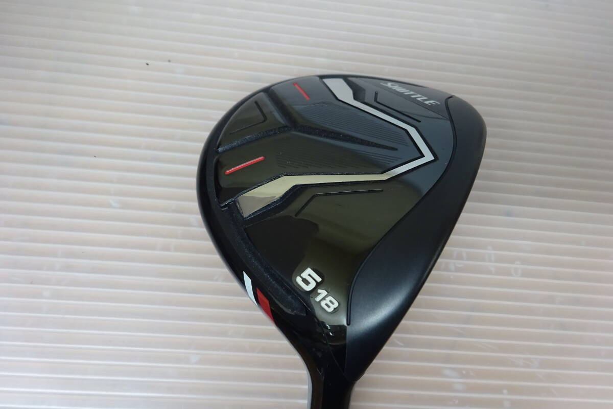 美品 マジェスティゴルフ SHUTTLT シャトル フェアウェイウッド 2022 5W18度 IMPACT FIT m230カーボン(R)★ミスを軽減、安定して飛ばせる拍卖