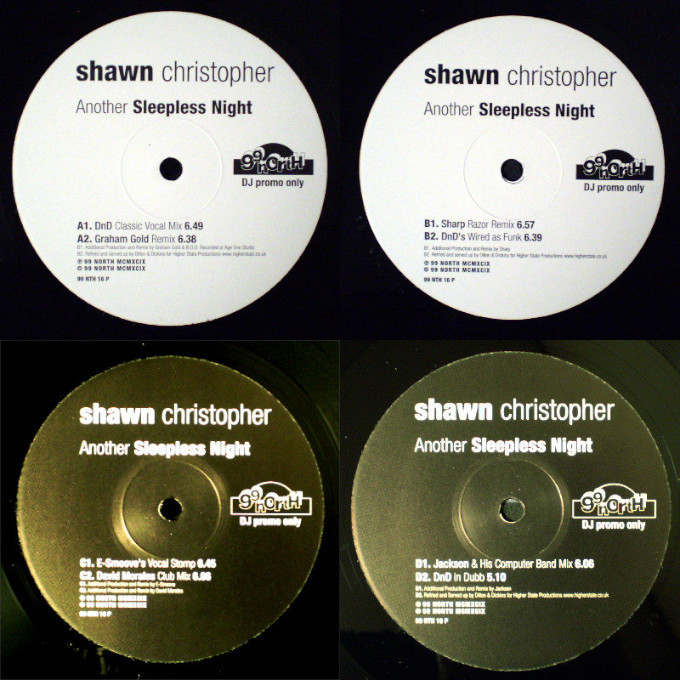 【GARAGEクラシック2枚組】Shawn Christopher『Another Sleepless Night』David Morales/The Sharp Boys/Dillon & Dickins拍卖