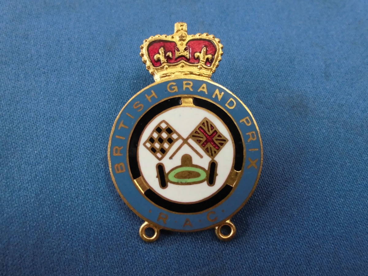 当時物 イギリス Vaughton社 R.A.C. BRITISH GRAND PRIX / ブリティッシュ グランプリ ピンバッジ USED品拍卖