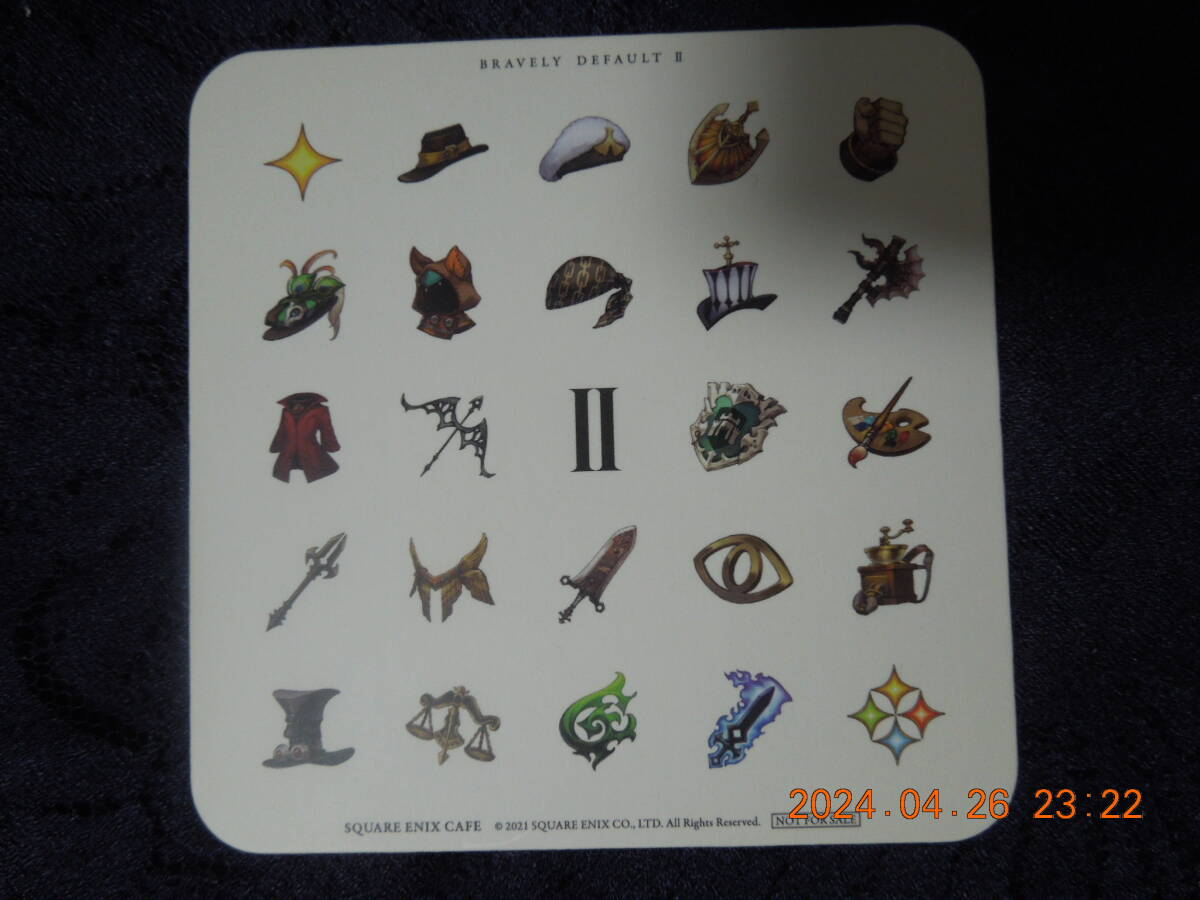 スクエニカフェ × ブレイブリーデフォルトⅡ コースター / 非売品拍卖