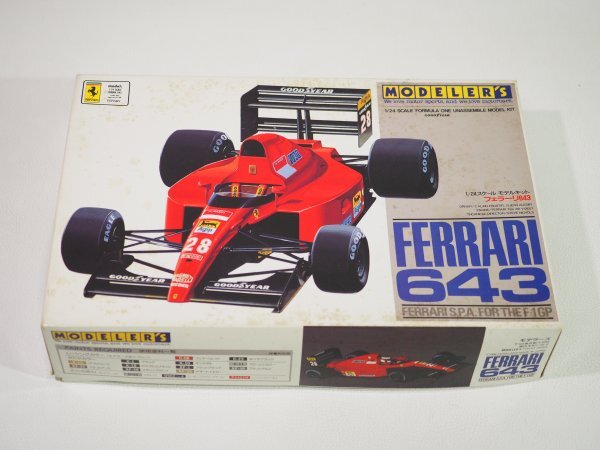 ☆B0124☆未組立★モデラーズ 1/24 フェラーリ 643拍卖