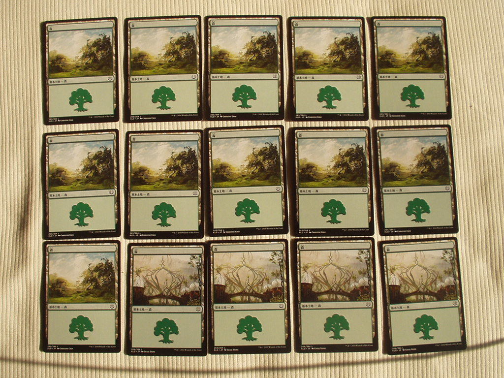 バイン MTG カラデシュ 基本地形/基本土地 森29枚拍卖