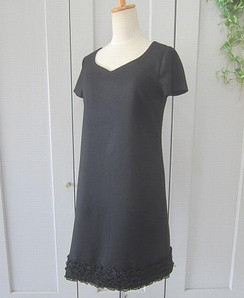 グランスール grande soeur ワンピース フリル ウール 日本製拍卖