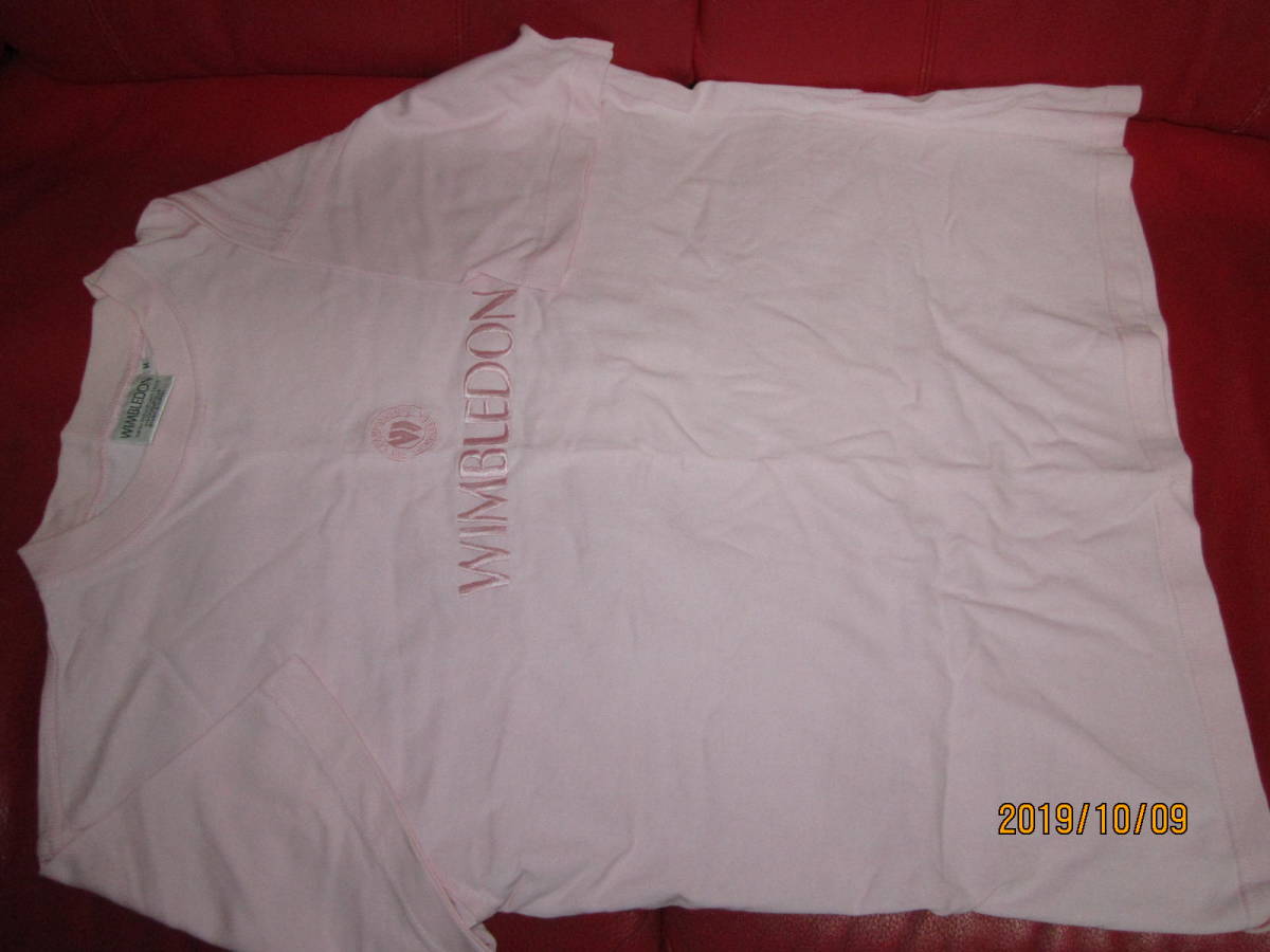 WIMBLEDON M 観戦土産 ホワイトピンク 長期の冷やかしウオッチ3人悪質極まりない損害賠償請求です業務妨害拍卖