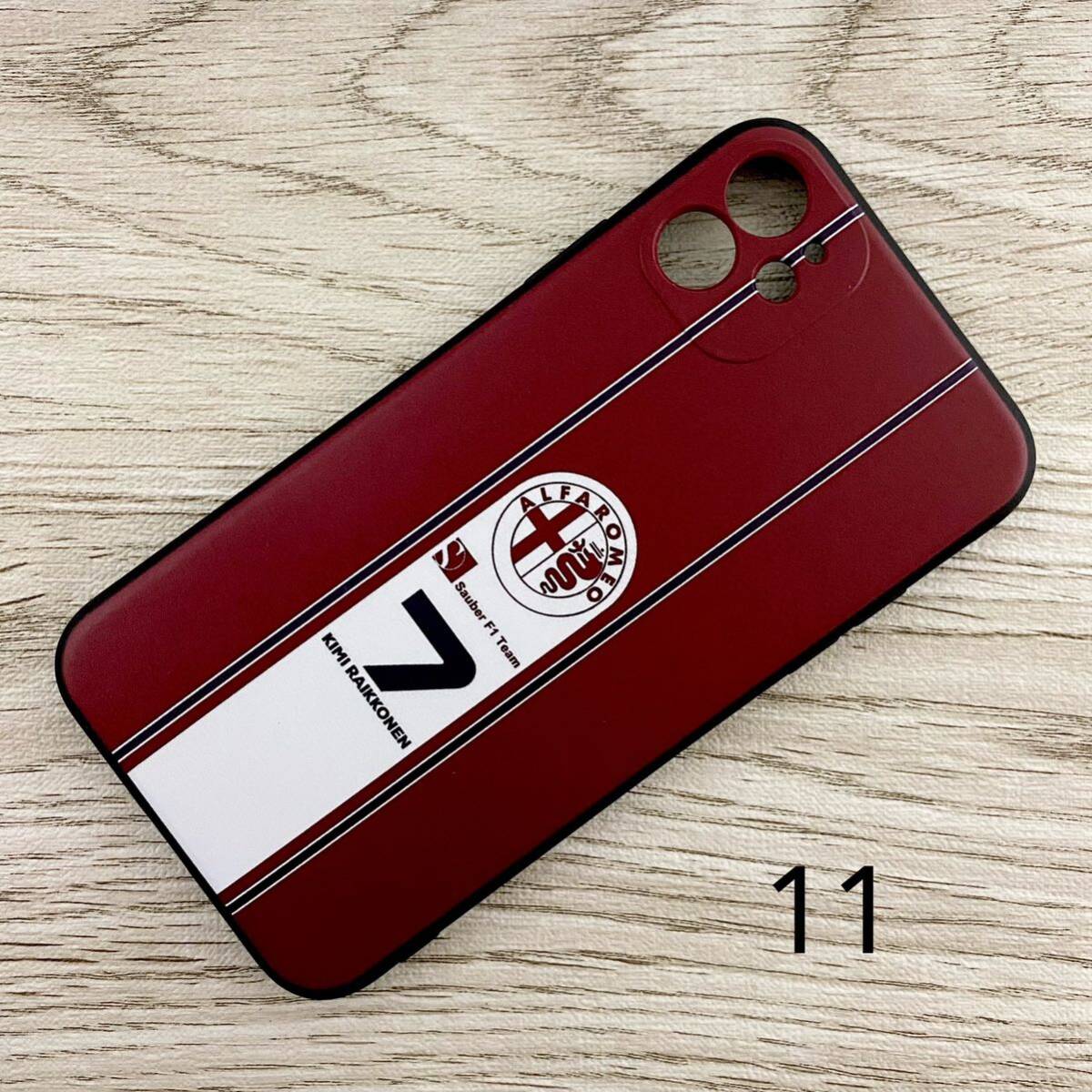 キミ・ライコネン #7 iPhone 11 ケース F1 アルファロメオ スマホ拍卖