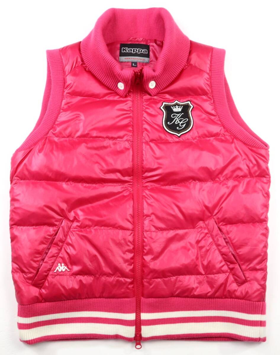 美品★Kappa golf カッパ・ゴルフ ダウンベスト/レディース/Lサイズ拍卖