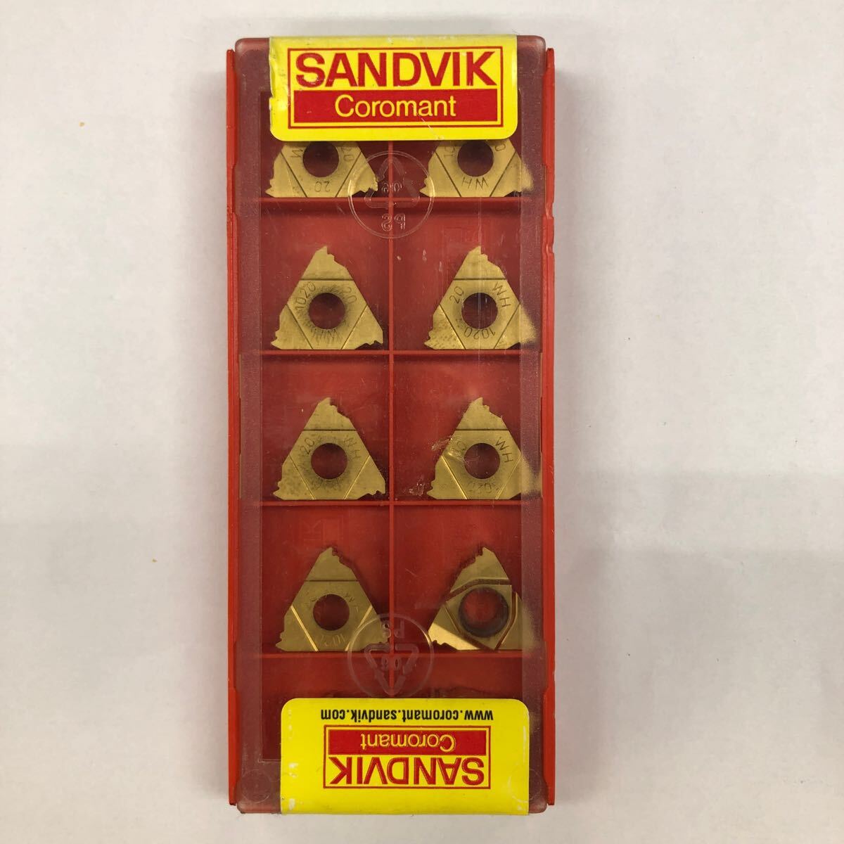 サンドビック SANDVIK L166.0G-16WH01-200 1020 チップ 10個入1箱拍卖