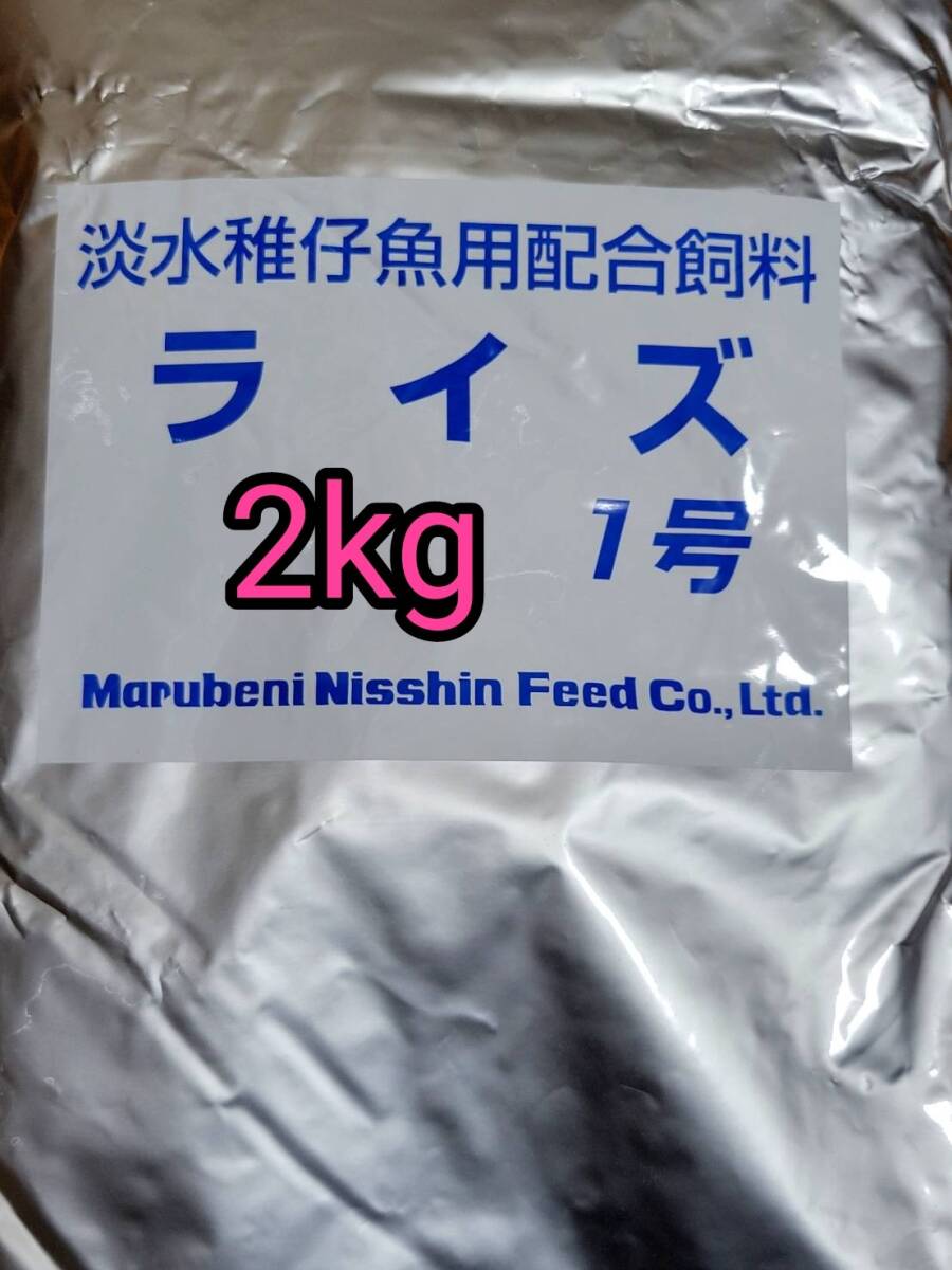 ライズ1号 2kg 日清丸紅飼料 メダカ 熱帯魚 金魚 アクアリウム グッピー ベタ 錦鯉 らんちゅう モーリー プラッティ グラミー拍卖