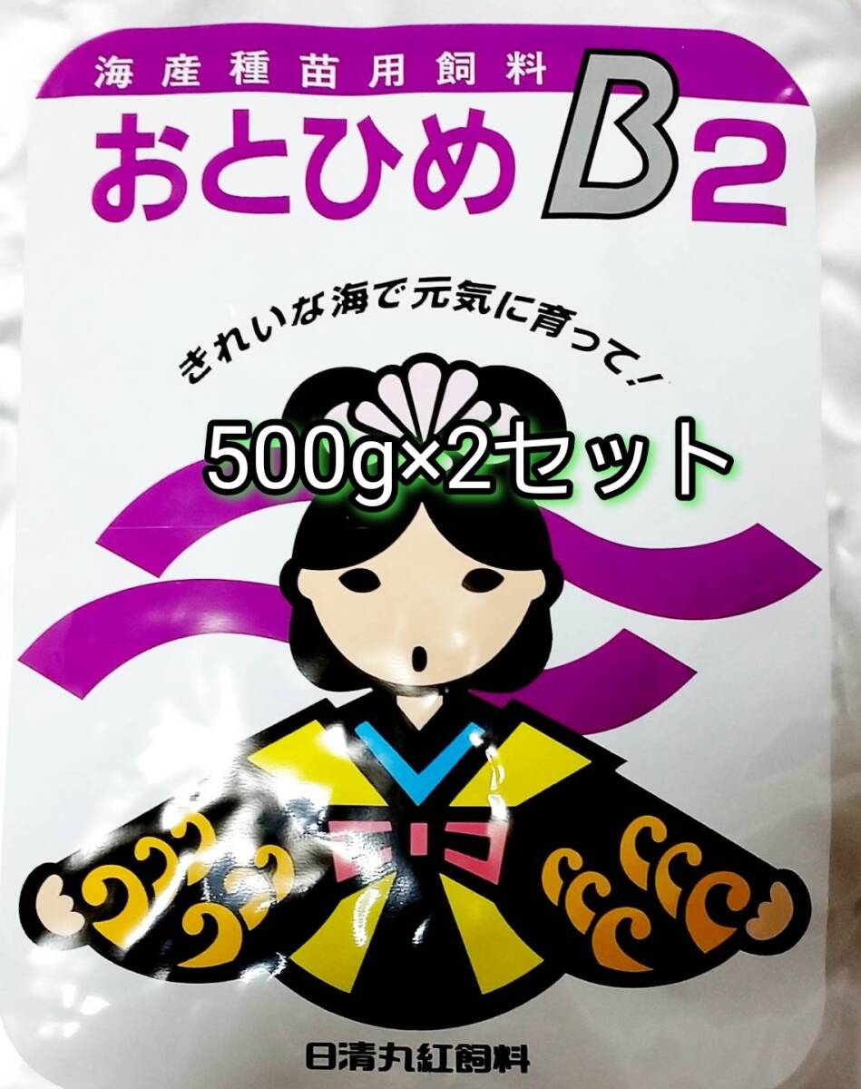 おとひめB2 500g 2セット 日清丸紅飼料 めだか グッピー らんちゅう稚魚 アクアリウム リパック品 メダカ拍卖