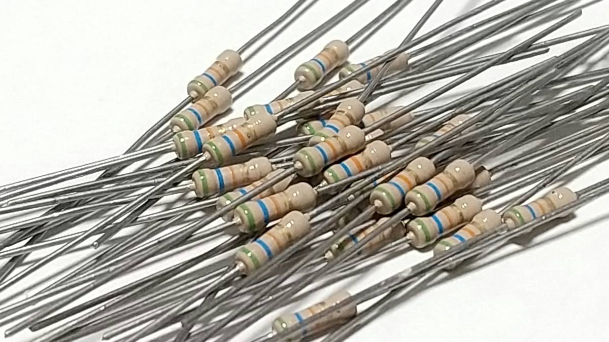カーボン抵抗 1/4w 56kΩ 【1セット30本】拍卖