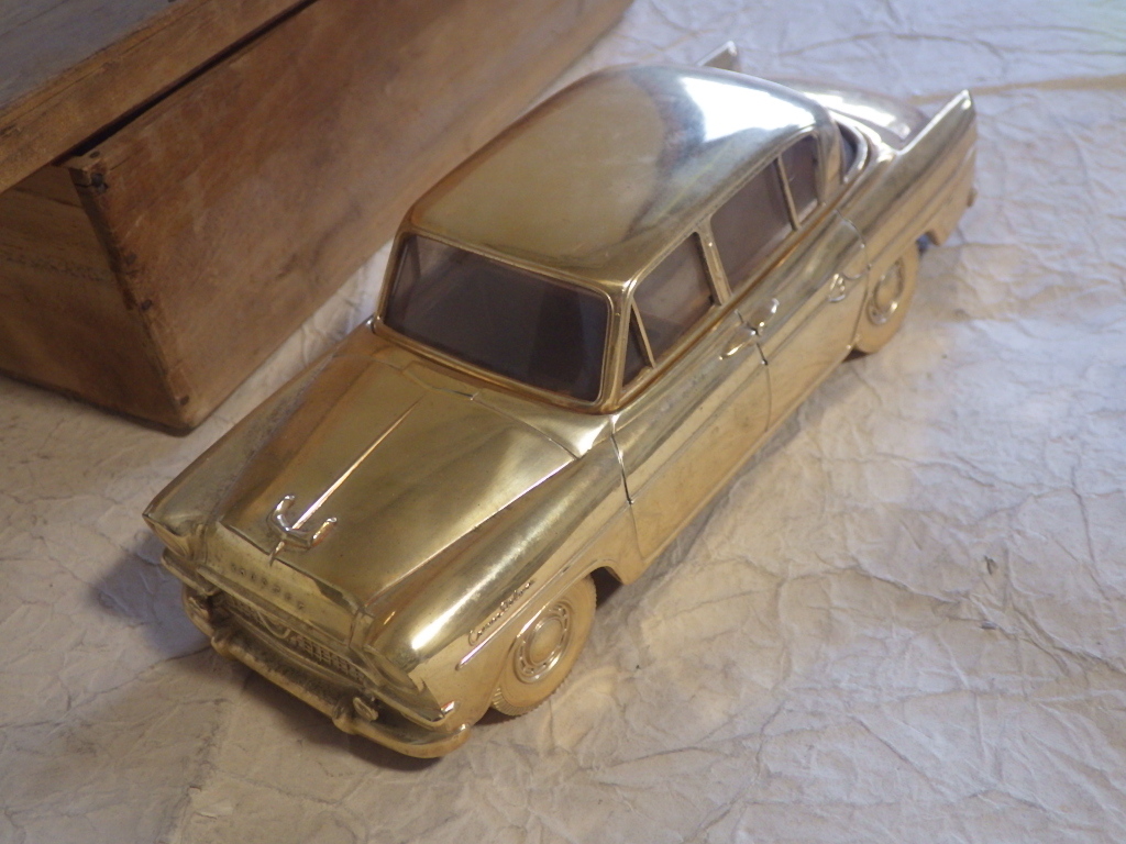 『トヨタ 初代クラウン シガレットケース 木箱付』旧車 トヨペット拍卖