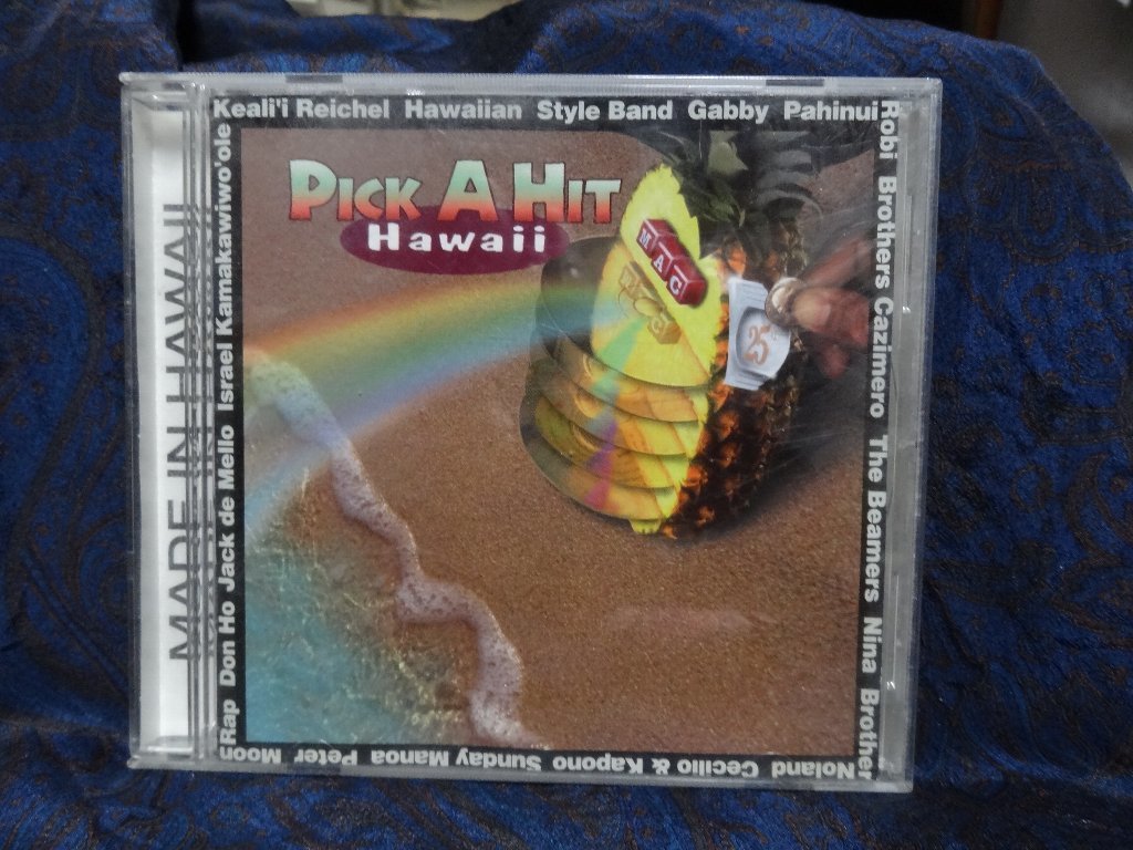 ☆Pick A Hit Hawaii/ケアリイ・レイシェル Gabby Pahinui Brothers Cazimero Israel Kamakawiwo'ole…ハワイオムニバス 輸入盤中古CD拍卖